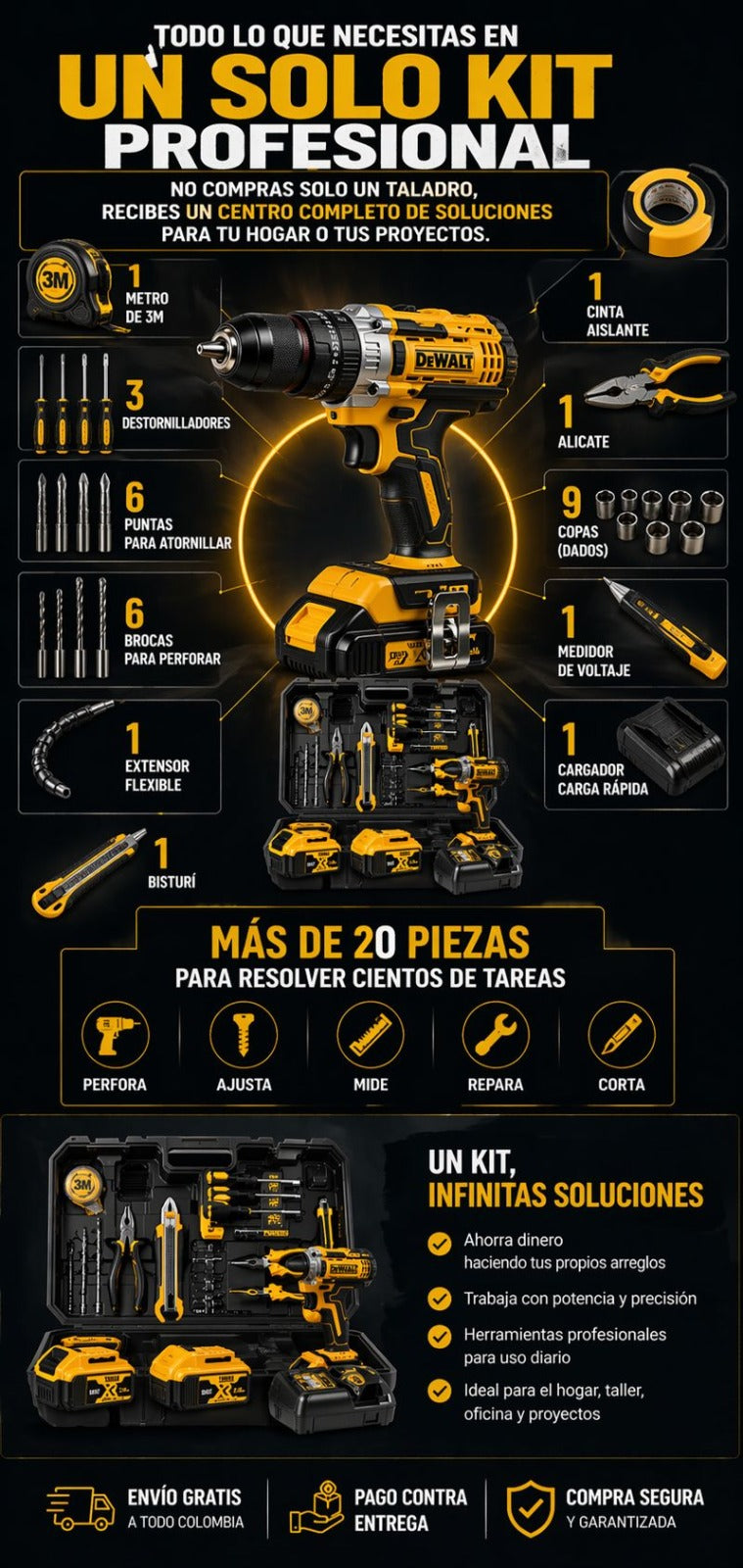 TALADRO 68V DWLT TOOLS